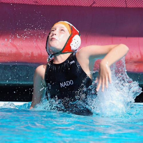 Crown City Water Polo athlete at the Coronado pool