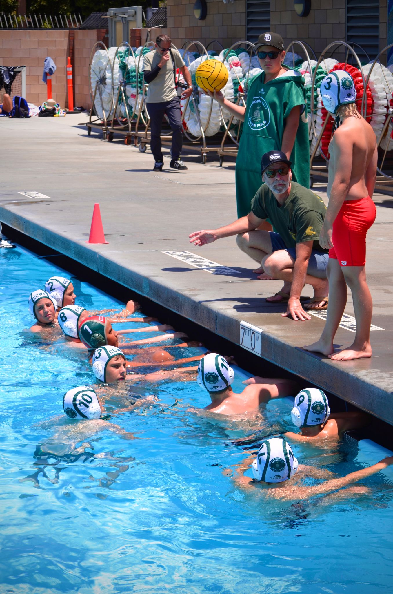 Crown City Water Polo junior athlete